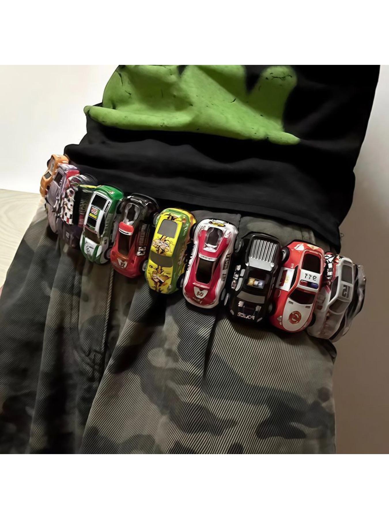 Colorful small car belt DIY same dopamine niche ins versatile jeans