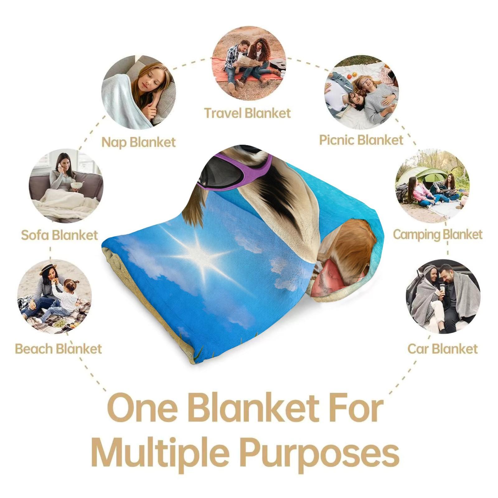 Giraffe Pattern Blanket, Suitable For Daily, Festival, And Birthday Gifts For Children And Adults. Soft, Warm, And Lightweight Plush Blanket, Perfect For Bed, Sofa, Car, And Room Decoration