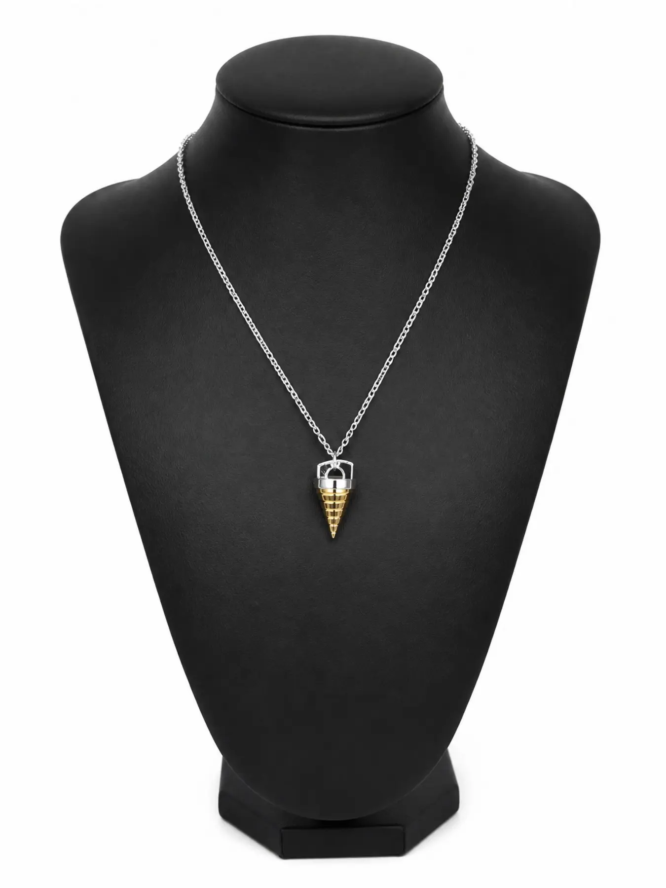 Gurren Lagann Core Drill Necklace Anime Tengen Toppa Gurren-Lagann Necklaces Alloy Necklace Simon Ganman Spiral Pendant Necklace For Women Men Hold Accessories Jewelry Decor or Keychain