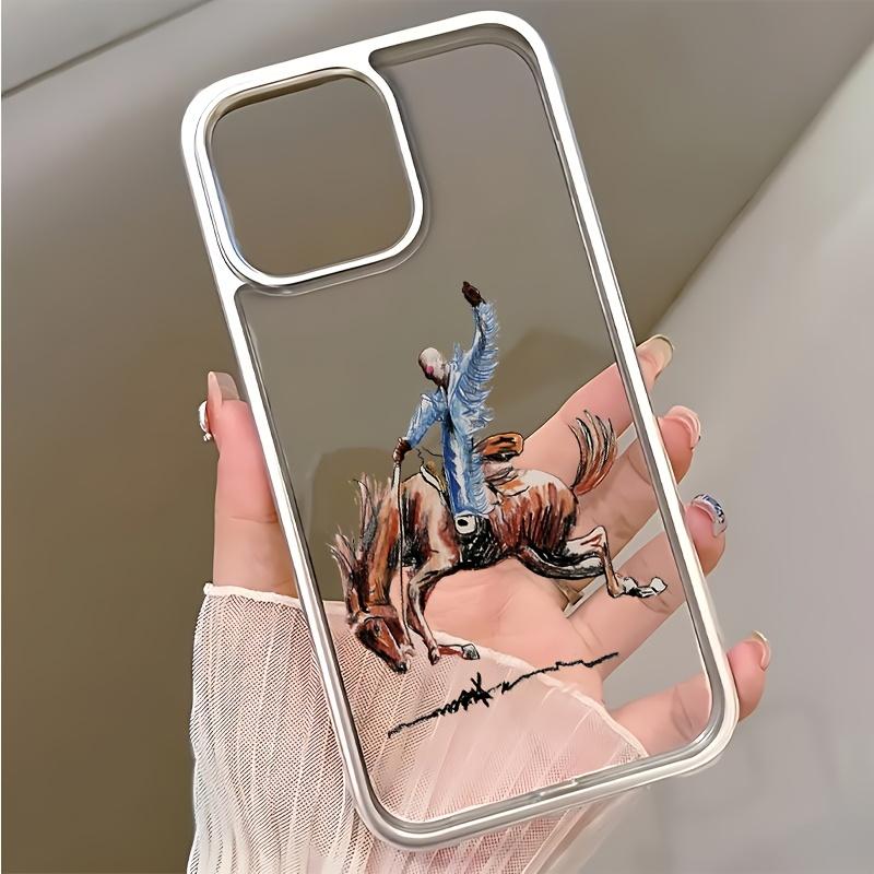 New Artistic Bad B-Bunny Phone Case for iPhone 17 16 16e 15 14 13 12 11 Air Pro Max X XR Xsmax 8 7 Plus, Luxury Transparent Soft Protective Back Cover, Accessories