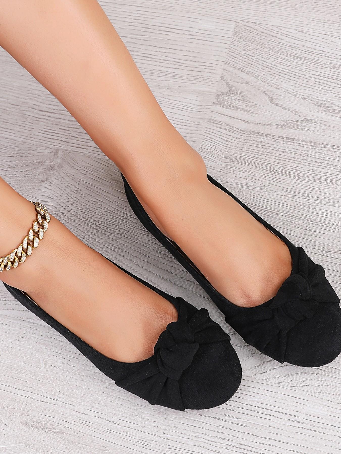 Soft Sole Comfortable Shoes, Perfect for Commuting, Wide Fit Friendly, French Style Irregular Knot Design, Butterfly Pattern, All Seasons Casual Wear