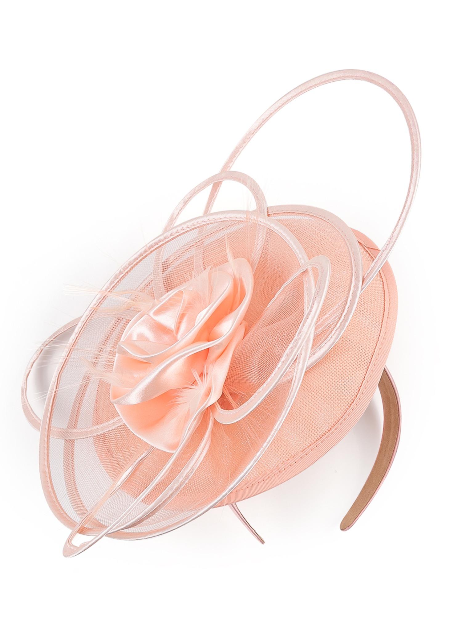 Women's Novelty Fascinator with Headband for Derby Parties and Stage Performances, Elegant and Eye-Catching Hair Accessory