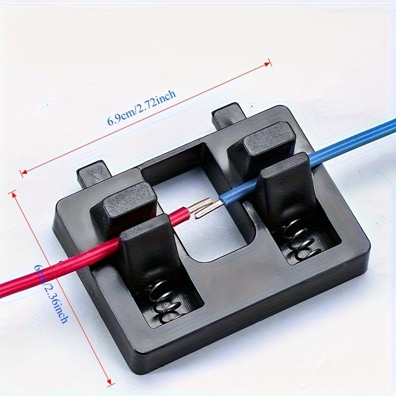 1 Wire Welding Professional Clamp, Spring Clamping Design, Multifunctional Line Welding Clamp and Welding Tool Accessories for Electrical Work and Refurbishment Projects, suitable for giving novel gifts to friends, classmates, relatives, relatives