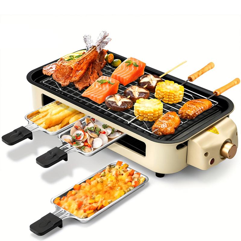 Halloween Festival Warm-up AORAN 1800W Indoor Electric Smokeless BBQ Grill with Non-Stick Coating, Perfect for Home Korean BBQ and Multi-Function Cooking Stainless Steel Grilling Universal Griddle Halloween Festival Warm-up AORAN 1800W Indoor Electric Smokeless BBQ Grill with Non-Stick Coating, Perfect for Home Korean BBQ and Multi-Function Cooking Stainless Steel Grilling Universal Griddle