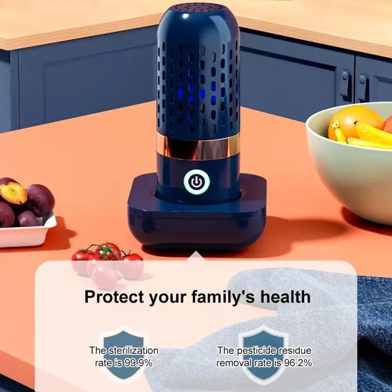 Wireless Vegetable Fruit Cleaner, Rechargeable Automatic Vegetable Fruit Washing Machine, Household Kitchen Appliances for Home Use Cleaning