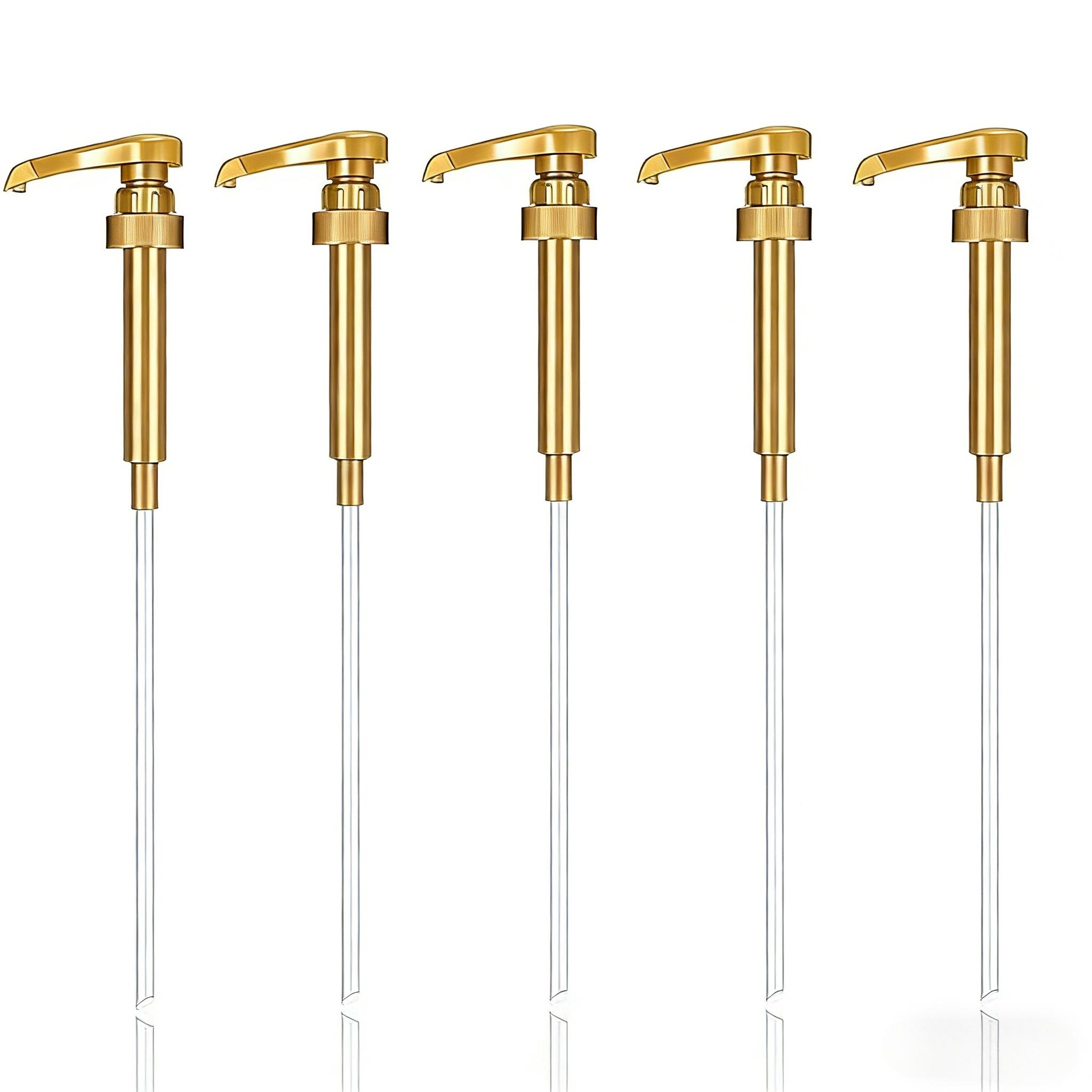 5PCS Coffee Syrup Pump Dispenser Set | Mess-Free Bottle Pumps for Torani Flavoring | Aesthetic Home Coffee Bar Accessories & Barista Essentials | Precise Measure Gadget for Latte Maker #CoffeeTok #HomeCafe