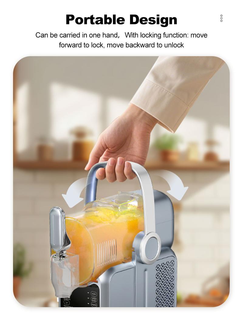 GSEICE 3L Slushy Machine Big Capacity for Easy Slushie Multi-Preset Soft Serve Slushie Machine Automatic Professional Frozen Drink Maker Slushie machine Slush Machine for Sale GSEICE 3L Slushy Machine Big Capacity for Easy Slushie Multi-Preset Soft Serve Slushie Machine Automatic Professional Frozen Drink Maker Slushie machine Slush Machine for Sale