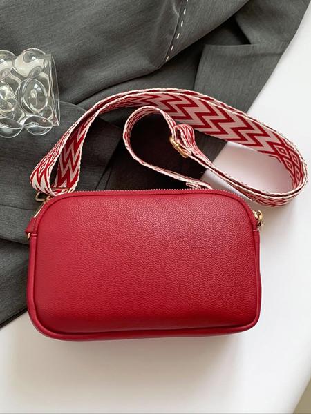 Outfits  Elegant Temperament Plain Color Square, Vintage Trendy Crossbody Bag with Adjustable Strap, Fashionable Crossbody Bag for Daily Use, Cross Body Bags