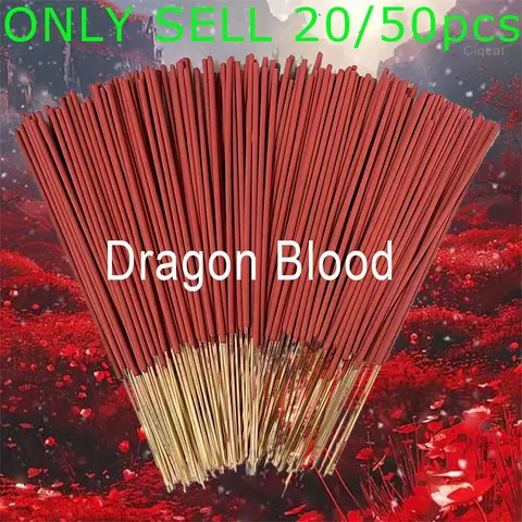 Dragon Blood Incense Sticks, 20/50 Pcs Rosewood Scented Stick, Household Fragrance, Perfect for Home & Camping, Ideal Gift for Yoga Meditation All Occasions