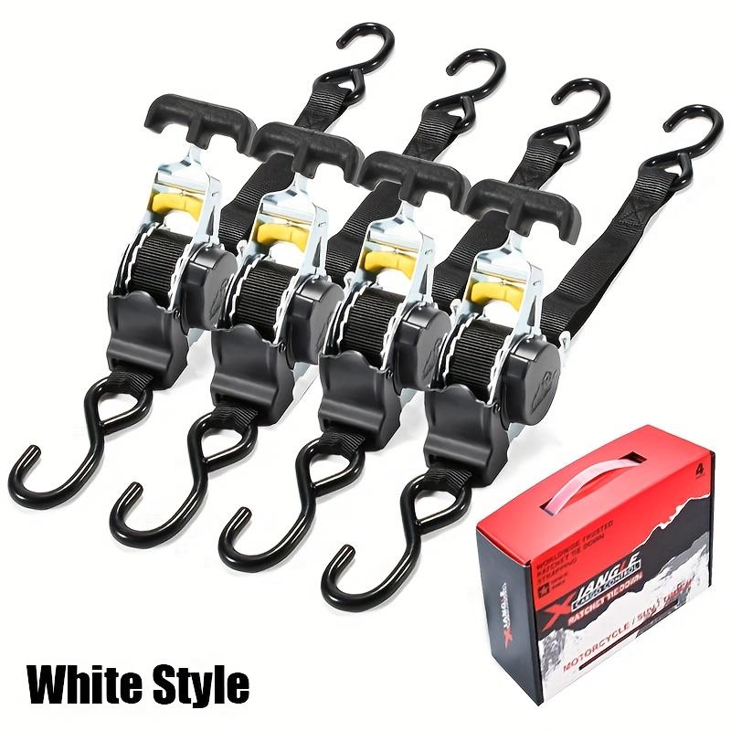 Automatic Retractable Cargo Tie Down Strap with Buckle Ultra Durable Nylon, Anti-Rust, Non-Slip, Secured Load Management, Cargo Trailer Straps, Perfect Holiday Gift