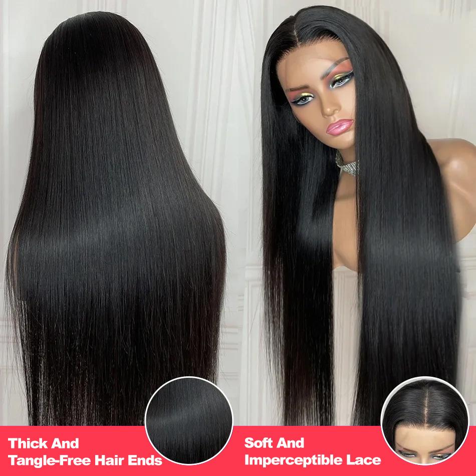 Brazilian 30 36 Inch Bone Straight HD Lace Wigs Human Hair 13x6 13x4 Transparent Lace Front Wig Smooth Human Hair Wigs For Women 180 Density Pre Plucked Natural Color TikTokShopBlackFriday Brazilian 30 36 Inch Bone Straight HD Lace Wigs Human Hair 13x6 13x4 Transparent Lace Front Wig Smooth Human Hair Wigs For Women 180 Density Pre Plucked Natural Color TikTokShopBlackFriday
