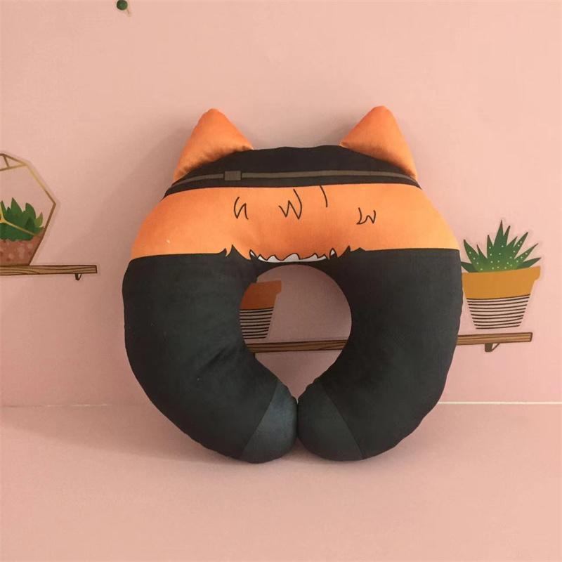 Bungou Stray Dogs Edogawa Rampo Cosplay Travel Neck Pillow Fyodor Dostoyevsky U-Shaped Plush Cushion Toy