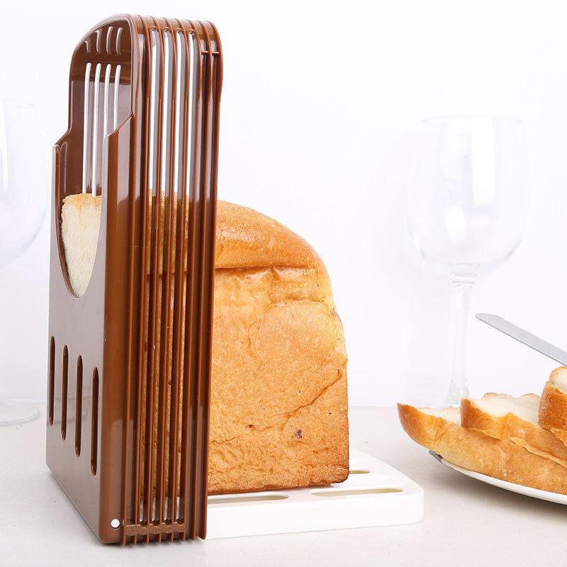 1pc Bread Slicer, Foldable and Adjustable Thickness - Ideal for Bakeries, Kitchens, Restaurants, TopKitch Essential Baking Tool for Bakers and Enthusiasts, Household Cutting Utensils