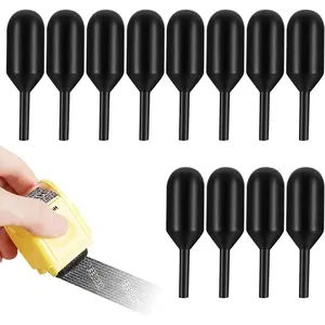 12 Pcs Black Replacement Rolling Ink Refills for Identity Theft Protection Roller Stamps, Confidential Privacy Security Refill to Cover Personal Information Mail Address