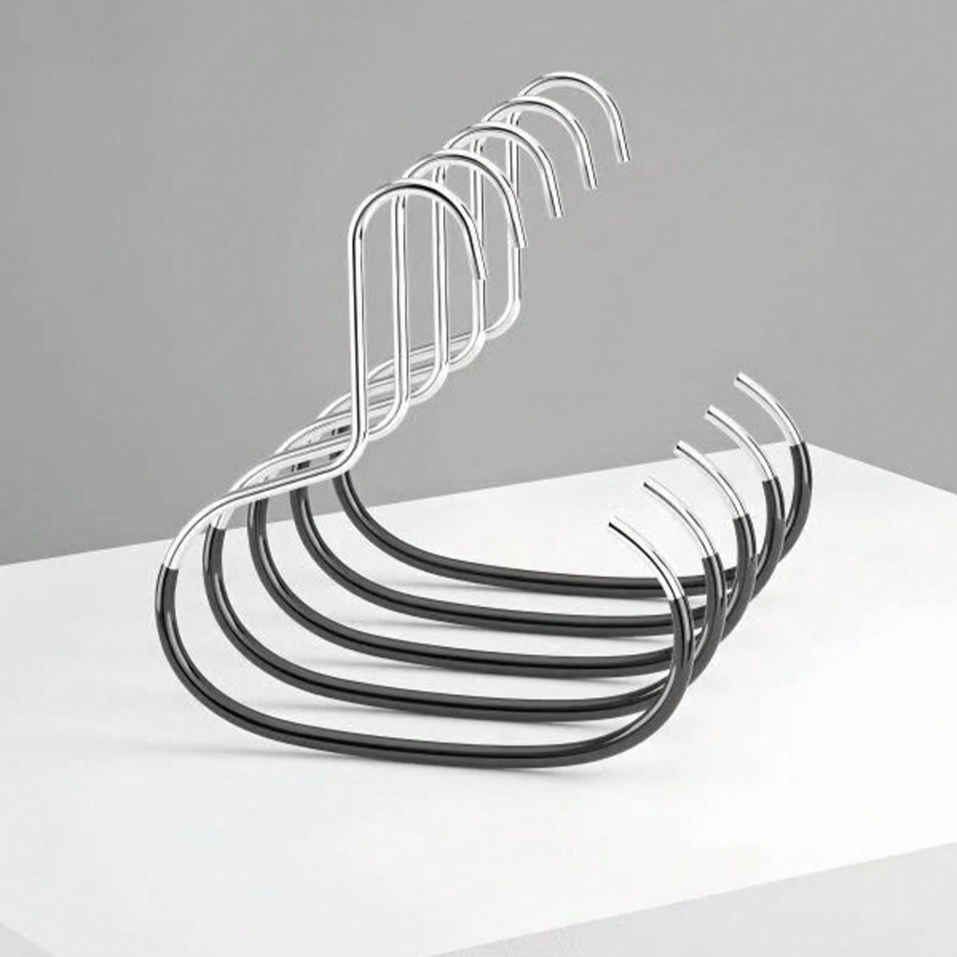 5 Round Ring Clothing Hangers, Multifunctional Home Closet Organizer, Hat Scarf Tie Bra Storage, Space Saving, Aesthetic Design