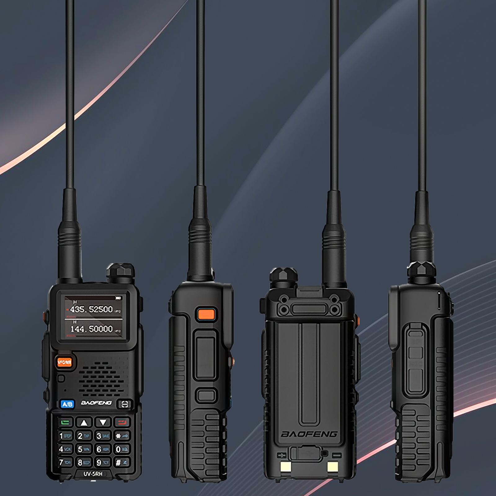 BAOFENG Radio GMRS UV-5RH (Upgrade of UV-5R) Ham Radio,   Rechargeable Digital Wireless Walkie Talkie Long Range, Portable Handheld 2way Ridio, Emergency Preparedness Audio