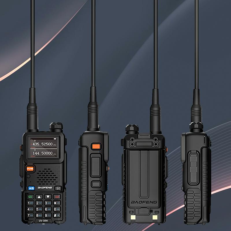 BAOFENG Radio GMRS UV-5RH (Upgrade of UV-5R) Ham Radio,   Rechargeable Digital Wireless Walkie Talkie Long Range, Portable Handheld 2way Ridio, Emergency Preparedness Audio