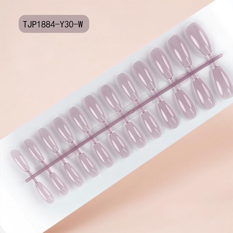 Solid color ballet nail tips wholesale, uncoated UV false nail patches, extra-long manicure press-on nails, Red Press on Nails Glossy Almond Shape Fake Nails Valentines Day Nails for Women