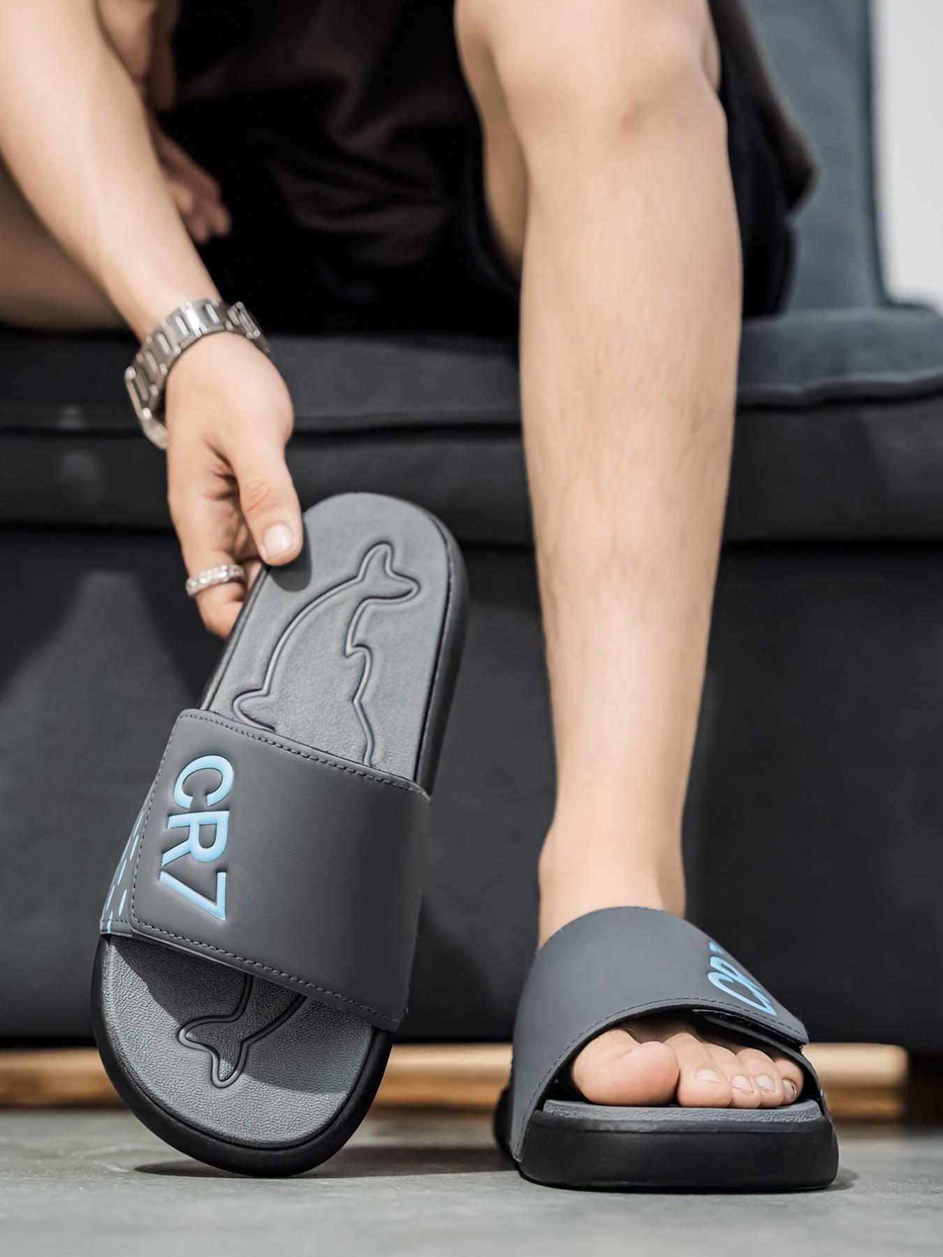 Men's Summer Sandals 2026 New Model, Thick Sole Durable Anti-Slip Odor-Resistant, Outdoor Sports Beach Flip Flops, Large Size