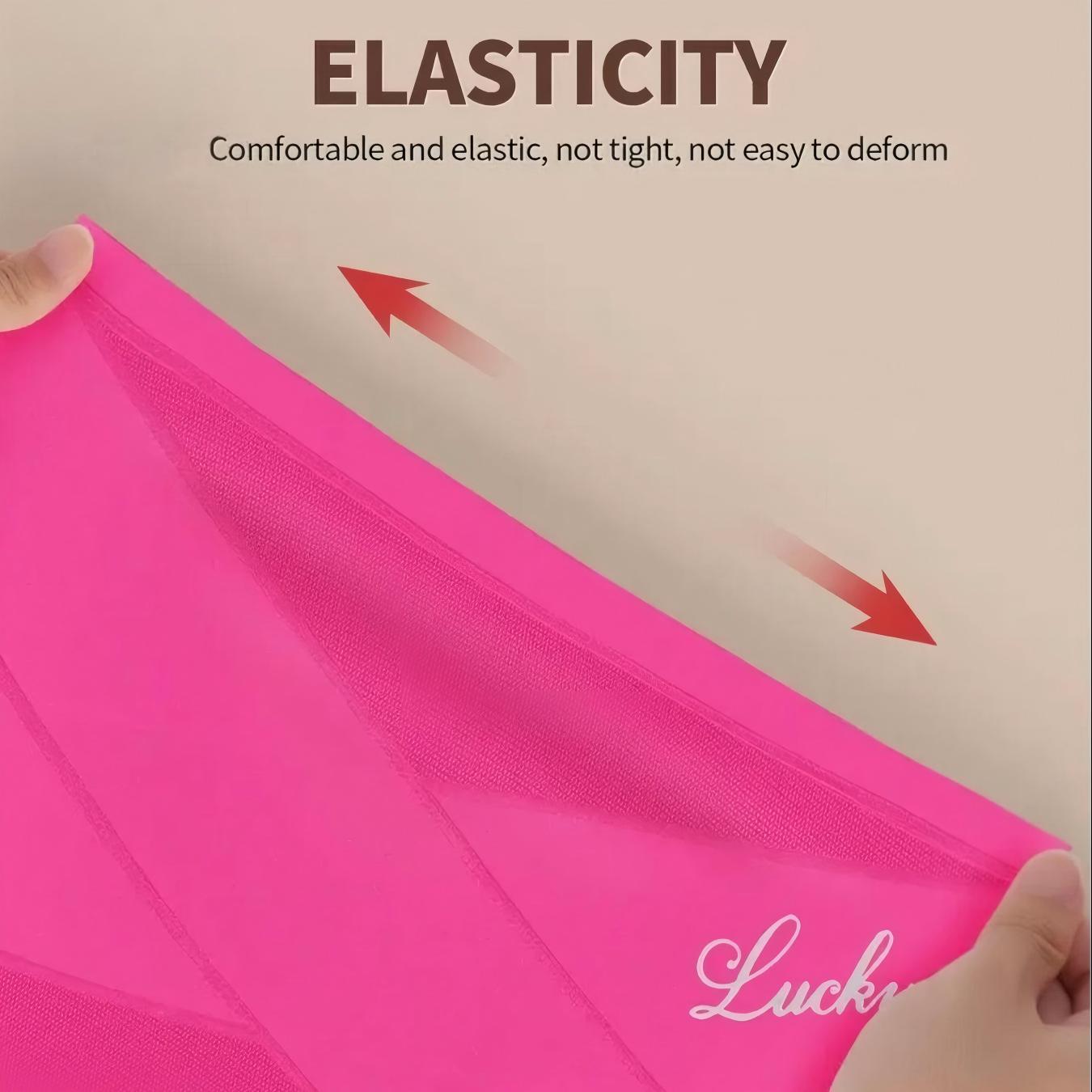 8 Pack/Set High Waist Shaping Panties for Women Seamless Silk Mesh Control Briefs, Tummy slimming & Butt Lifting Breathable Underwear Nylon Spandex SpringStatements