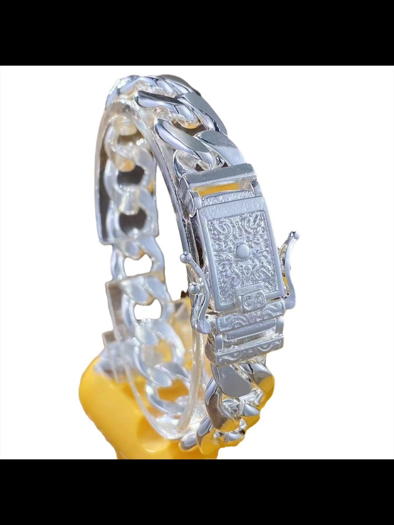 New Braided Dragon Bracelet, Cold Bone Design, Men's Hip Hop Style, High-End Retro Unique Design, Fashionable Accessory