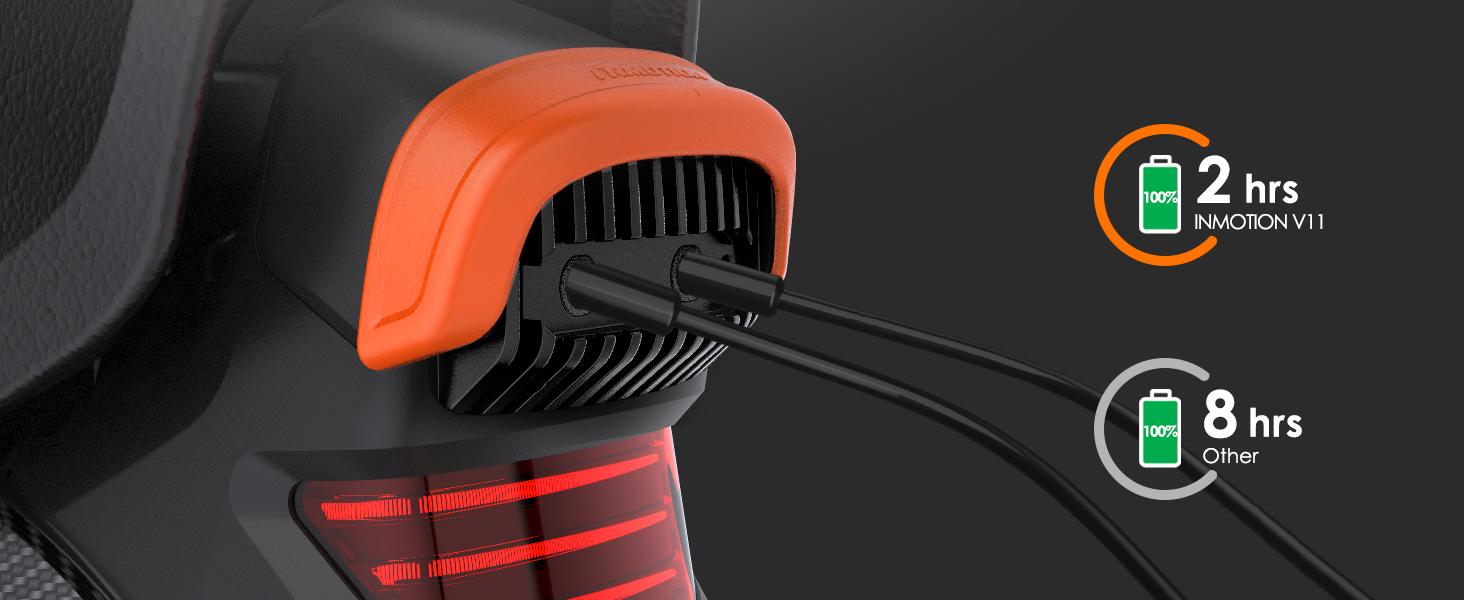 INMOTION V11Y Electric Unicycle – 18" Off-Road Tire, 2500W Motor, 74.59 Mile, 37mph Speed, Hydraulic Suspension – EUC for Adults & Commuters