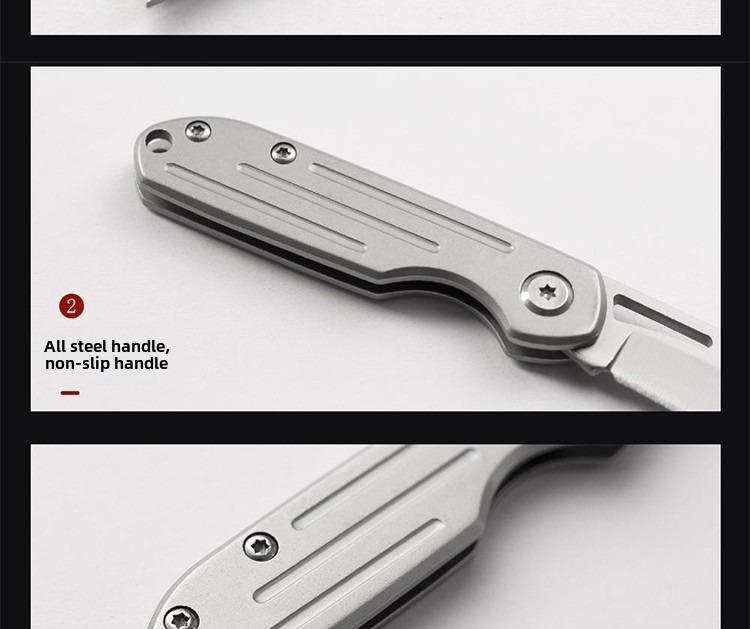 Three pocket style multifunctional folding knives portable stainless steel knives self-defense fruit knives high hardness outdoor