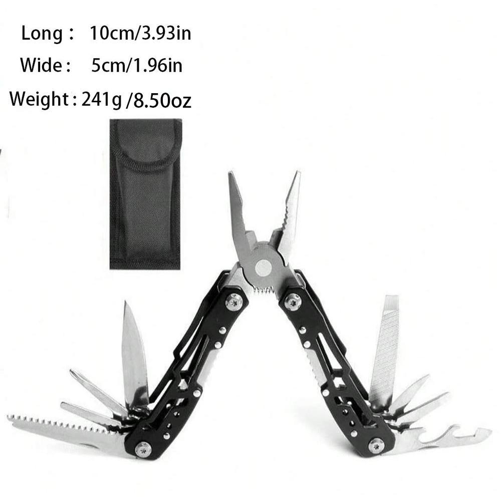 Multi-Function Car Repair Tool Set with Multiple Bits & Oxford Bag, Portable High-Quality Metal Pliers for Home & Outdoor Use, Portable Hand Tools Multi Tool Kit Outdoor Multifunctional Tools