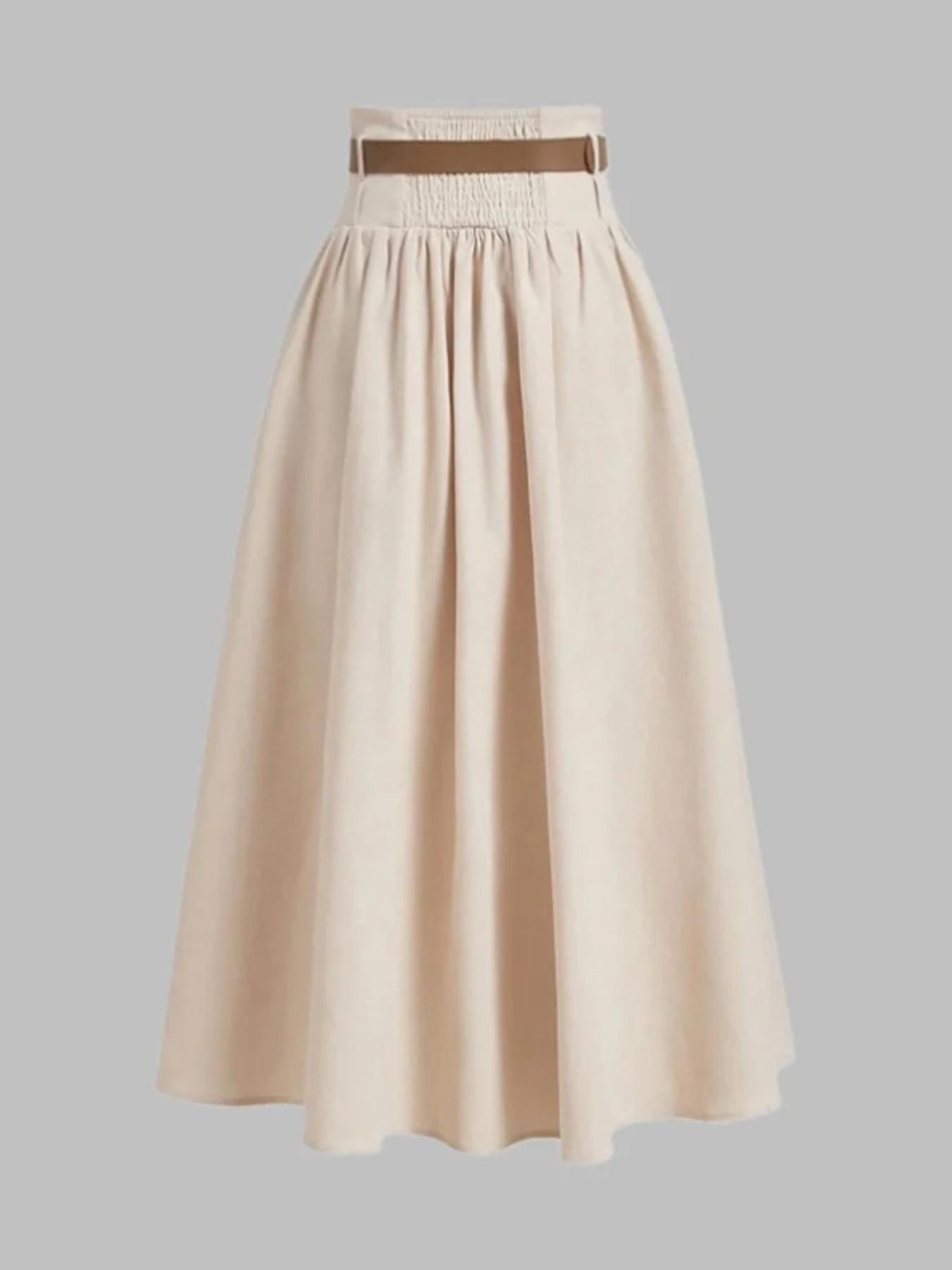 Autumn Women's Shirt & Skirt Set, Fit, Elegant Office Workwear, Party Wear, Versatile Commuting, Back-To-School Style