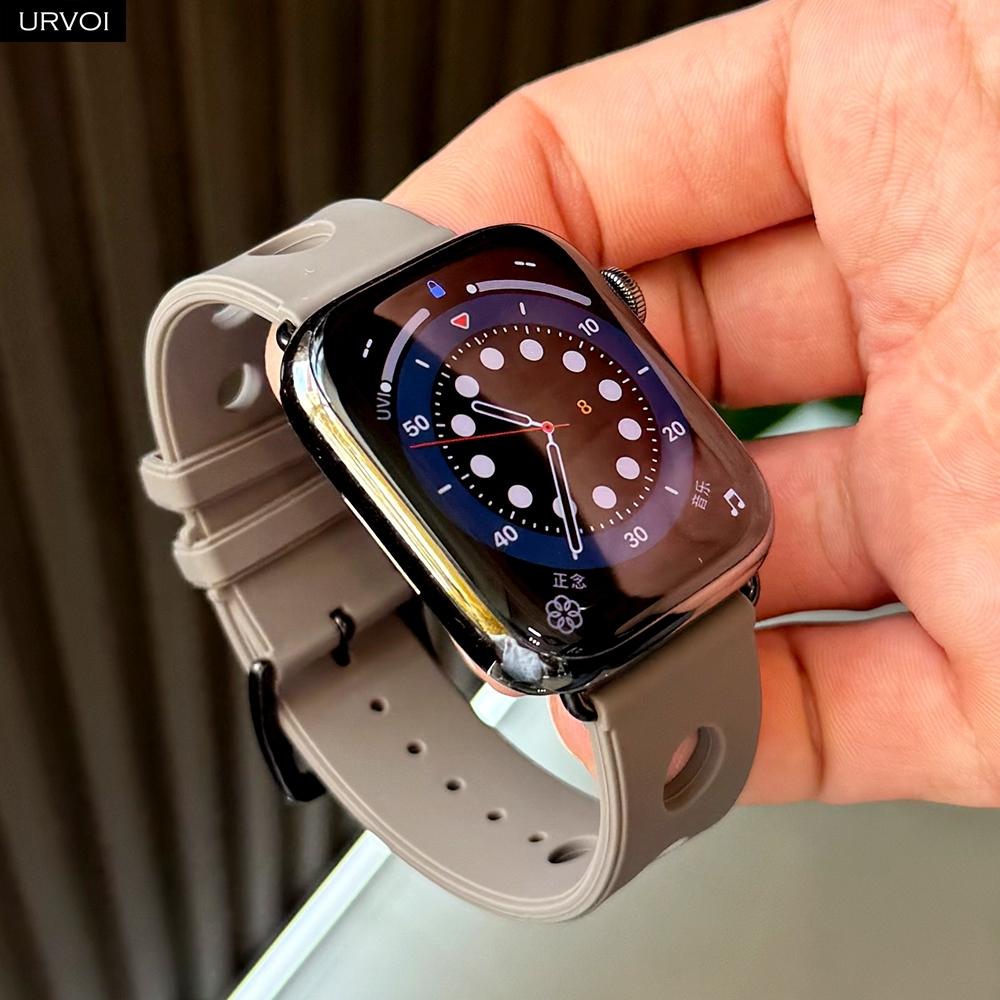 URVOI Scub’H Diving Band for Apple Watch Ultra 3 2 1 Series 11 10 9 8 SE 3 Seamless adapters with high-performance Silicone rubber strap