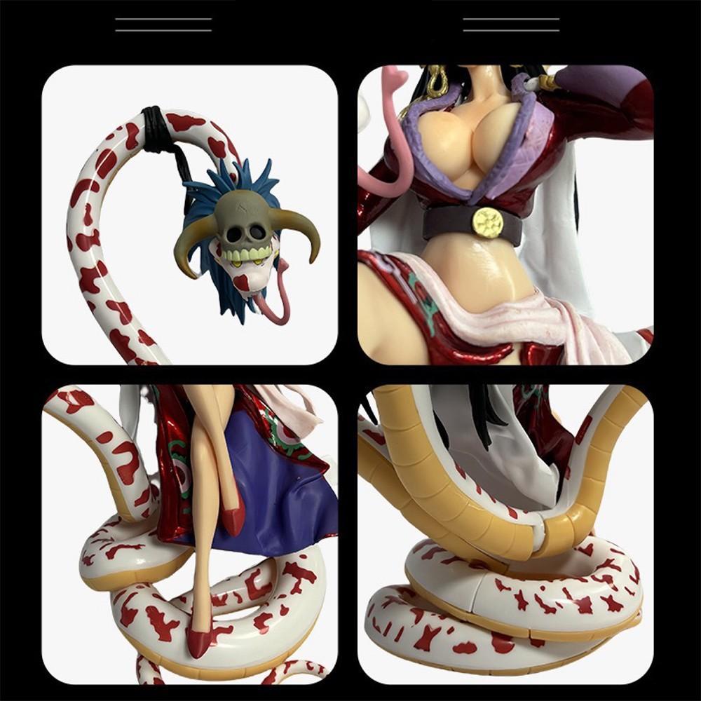 One Piece Boa Hancock Figure! Empress with Snake Form & Gaming Setup Vibe，Unboxing Boa Hancock Statue! Must-Have Collectible for One Piece Fans，Perfect Desk Decor for Anime Lovers, Anime Design, Anime Figures