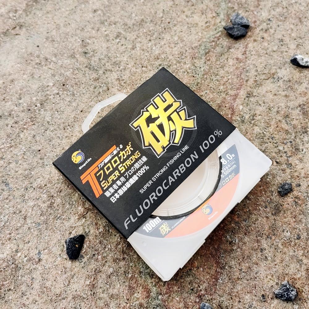 BingoLife Japanese 100% Pure Fluorocarbon Fishing Leader Line 110 yard