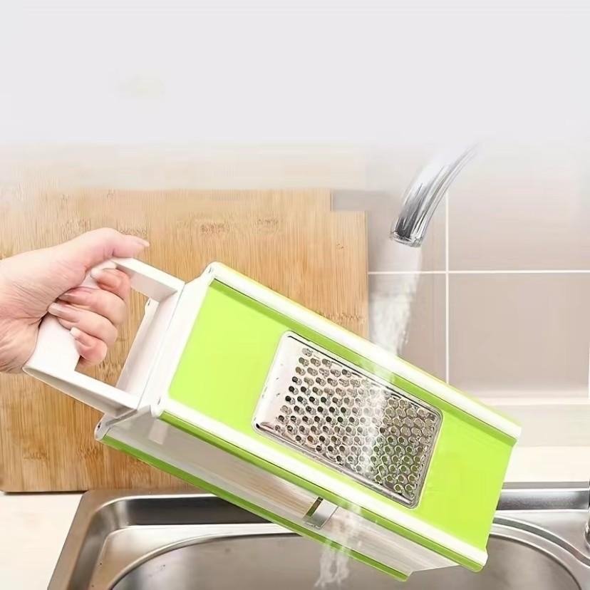 5 in 1 Multifunctional Square Grater, 5 Sided Blade, Fast Fruit & Vegetable Prep, Must-Have Kitchen Tool