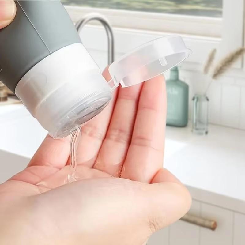 15-Piece Travel Dispenser Set, Silicone Toothbrush Holder, Leak-Proof Reusable Shampoo Conditioner Bottle, Essential Travel Accessories