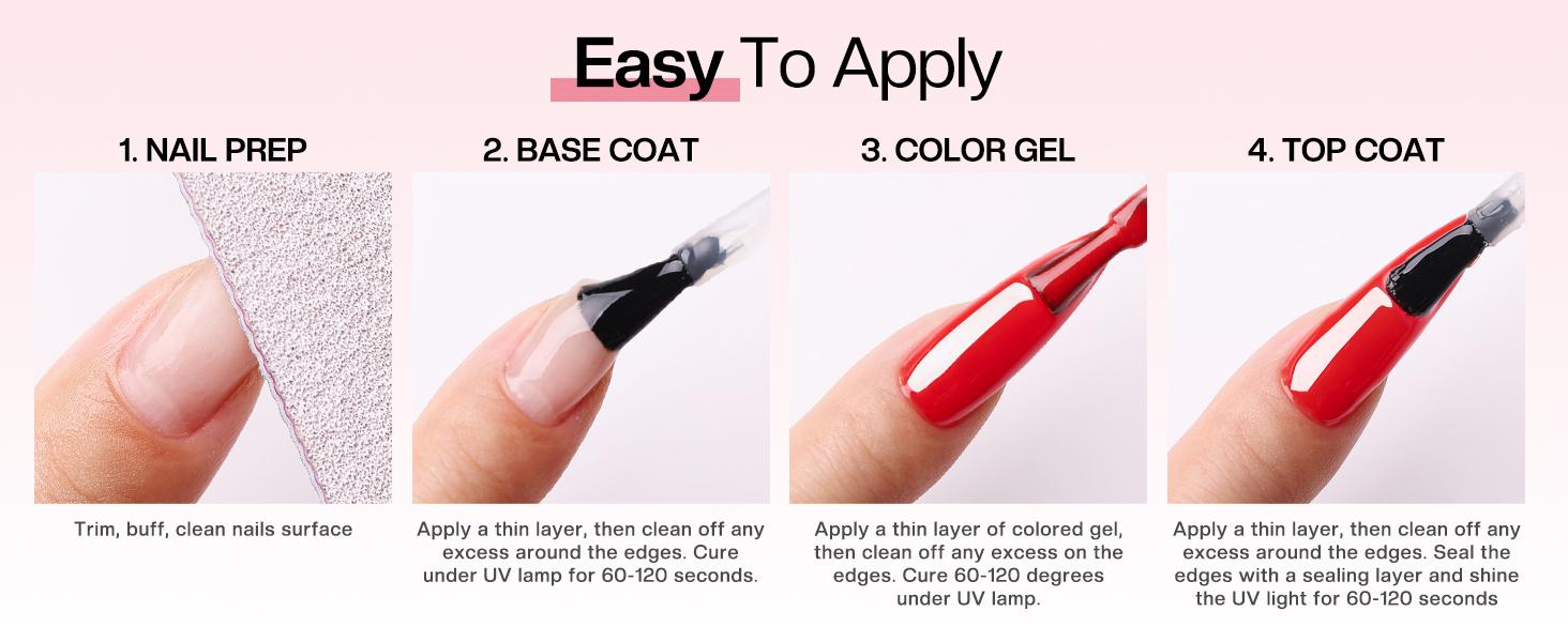 MOROVAN Gel Base Top Coat: No Wipe Gel Shine Matte Top and Base Coat Set - Soak Off Nail Lamp Long Lasting Top Coat Nail Polish and Gel Base Coat for Women Salon DIY MOROVAN Gel Base Top Coat: No Wipe Gel Shine Matte Top and Base Coat Set - Soak Off Nail Lamp Long Lasting Top Coat Nail Polish and Gel Base Coat for Women Salon DIY