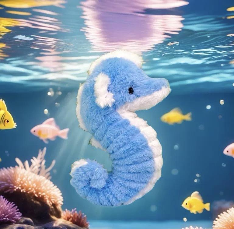 Oceanarium Jellyfish Plush Hanging Toy Cute Cartoon Animal Stuffed Keychain for Kids   Backpack Charm Accessory  Bag Decor