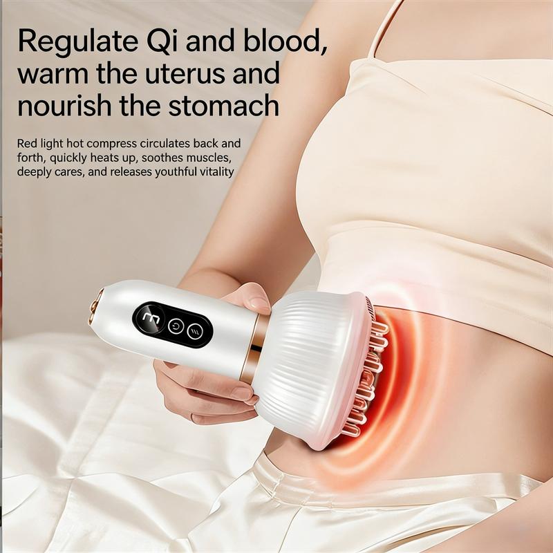 Massage Gua Sha Tool with Heating and Vibration, Lymphatic Drainage Massager for Body Shaping, Ideal for Legs Arms and Abdomen, Body Sculpting Machine