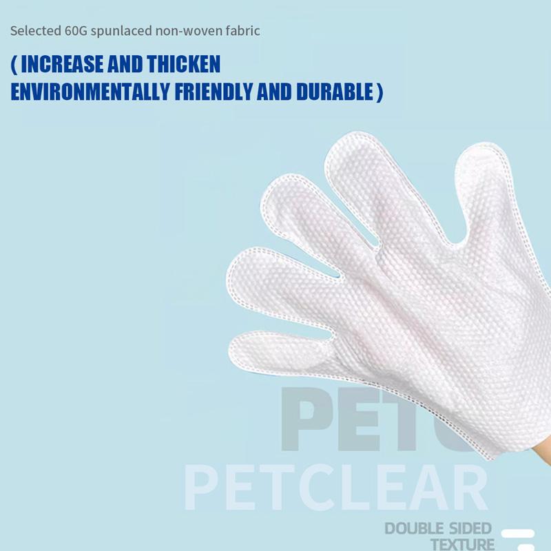 🐾 Muddy Paws Savior | 6-Pack Dog Cleaning Wipes Gloves | Quick Post Walk Dirt Remover