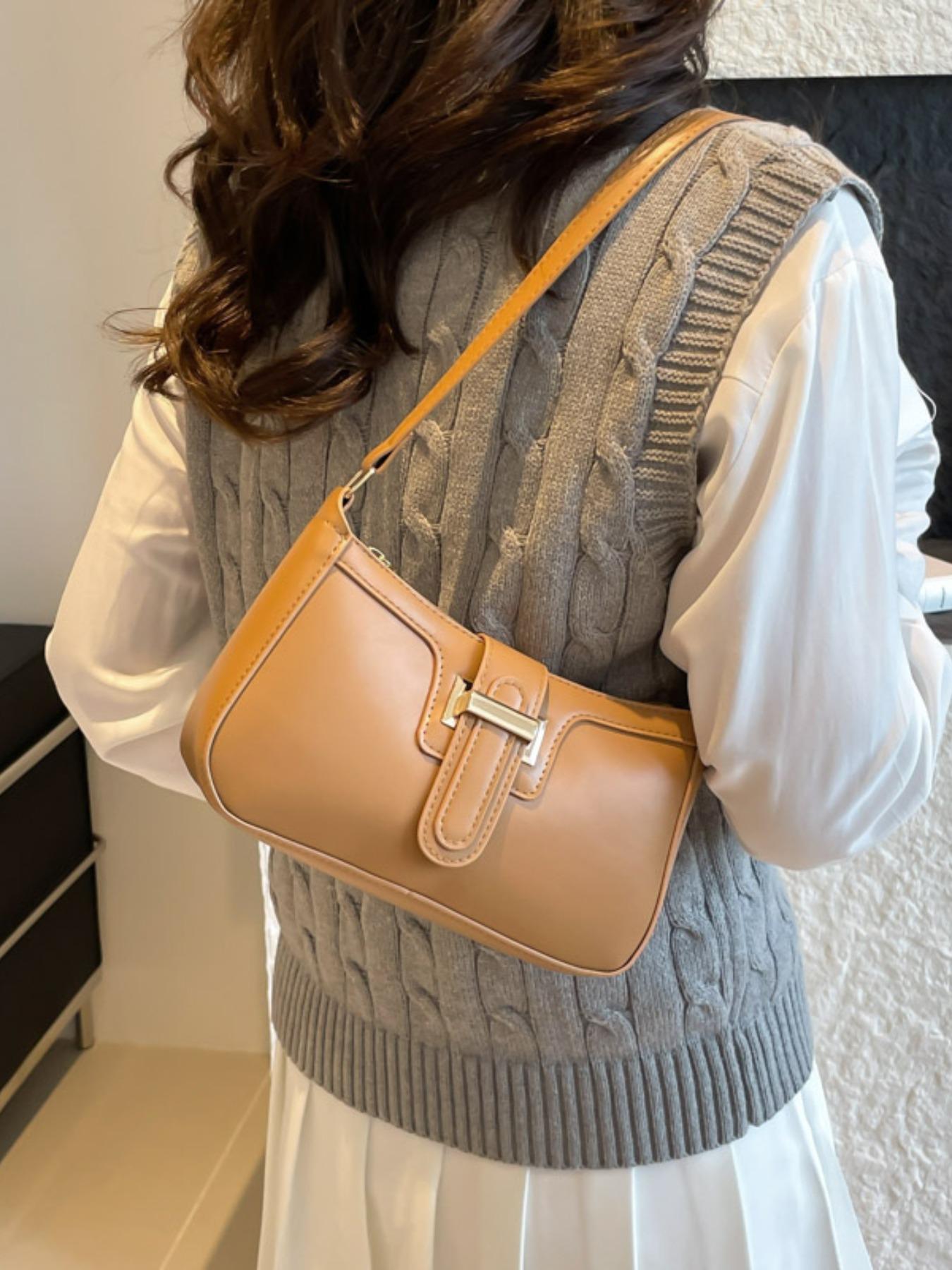 New Versatile French Bread Bag for Women, High-End Commuter Underarm Handbag, Perfect for Work, Shopping, Travel