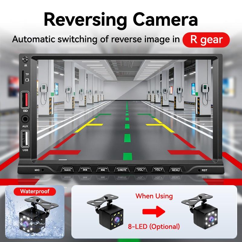 7 Inch Carplay Car Display, Supports Wired Apple Carplay, Android Auto, Rearview Camera, Bluetooth-compatible 5.0, USB, TF, Aux, Fm, 1 Din 12V Vehicle, Carplay Touchscreen 7 Inch Carplay Car Display, Supports Wired Apple Carplay, Android Auto, Rearview Camera, Bluetooth-compatible 5.0, USB, TF, Aux, Fm, 1 Din 12V Vehicle, Carplay Touchscreen