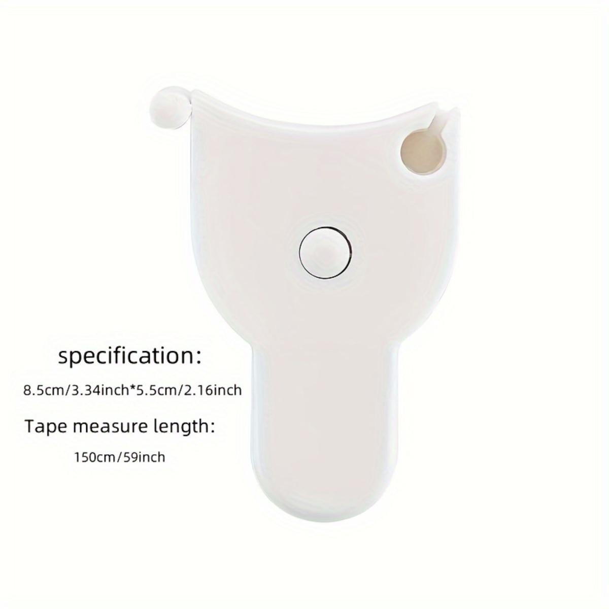 3D ruler with automatic retraction, Y-shaped waist ruler, tape measure for fitness and exercise body circumference measurement, soft leather tape measure in centimeters, tailor's, sewing, handicraft supplies, perfect Christmas and Halloween gifts