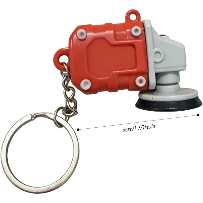 Mini Grinder Keychain,Mini Angle Grinder Keychain,2 in 1 Minis Grinders Keychains,Polishing Tool Keychains,Keychain Attachment