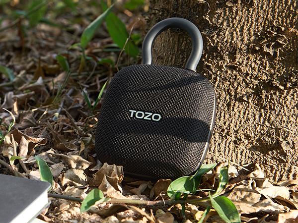 TOZO PE1 Portable Bluetooth Speakers with Adjustable Carabiner, Mini Bluetooth Wireless Shower Speaker with IPX8 Waterproof, 32H Playtime Punchy Bass Audio Speaker for Home, Outdoor and Travel, Black TOZO PE1 Portable Bluetooth Speakers with Adjustable Carabiner, Mini Bluetooth Wireless Shower Speaker with IPX8 Waterproof, 32H Playtime Punchy Bass Audio Speaker for Home, Outdoor and Travel, Black