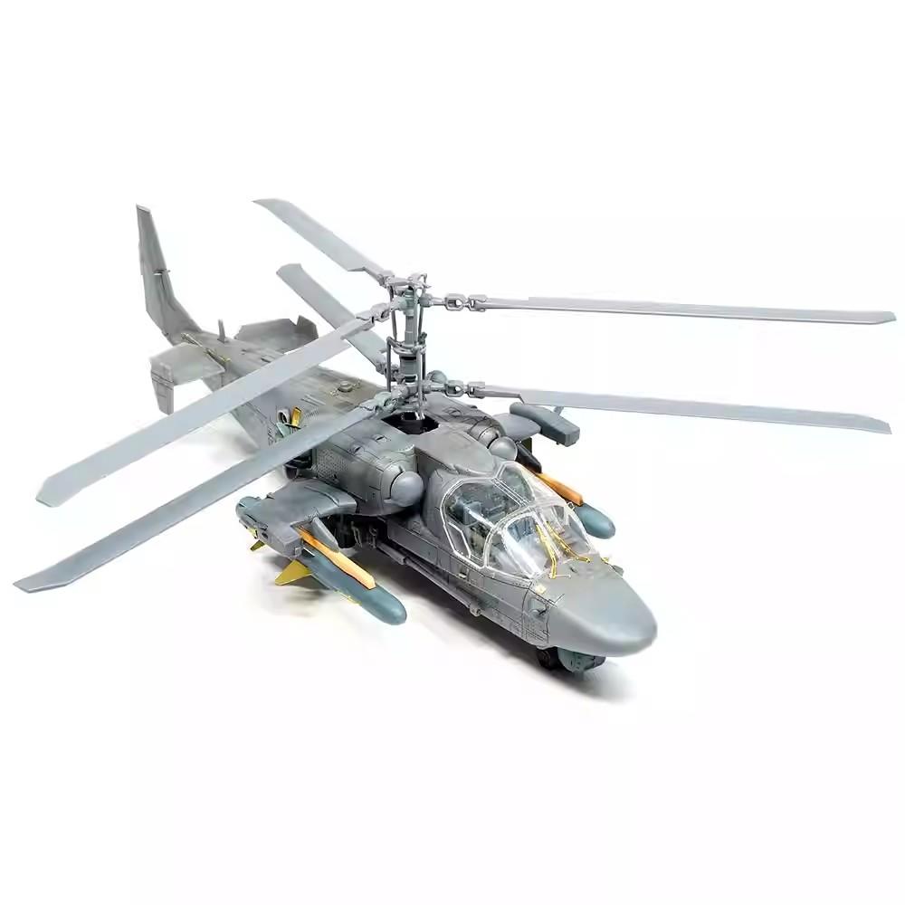 Dream Model Dm720032 1/72 Russian Ka-52k Carrier-Based Helicopter Assembly Model, Detailed Scale Model Kit, Perfect for Collectors