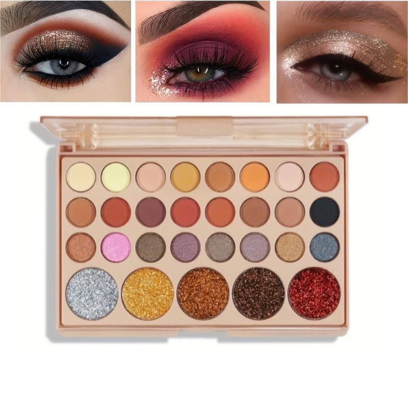 K'apeine 29 Color Dreamy Shimmering Eyeshadow Palette 03#, Matte & Shimmer Multitone Shades, Perfect for Daily & Holiday Makeup, High Value Eye Shadow Set