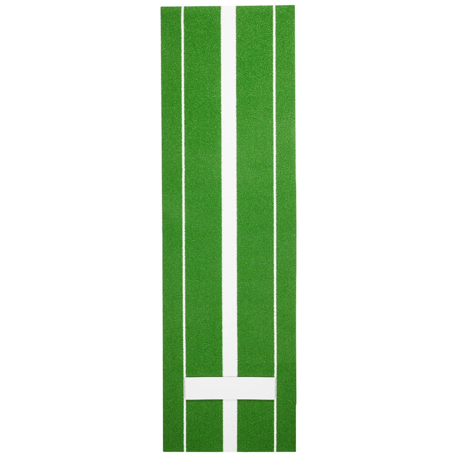 VEVOR Softball Pitching Mat, 10x3 ft Baseball Pitching Rubber Mound, Antifade Turf and Antislip Foam Backing Portable Training Aid, Fastpitch Equipment for Pitchers Indoor Outdoor Practice, Green