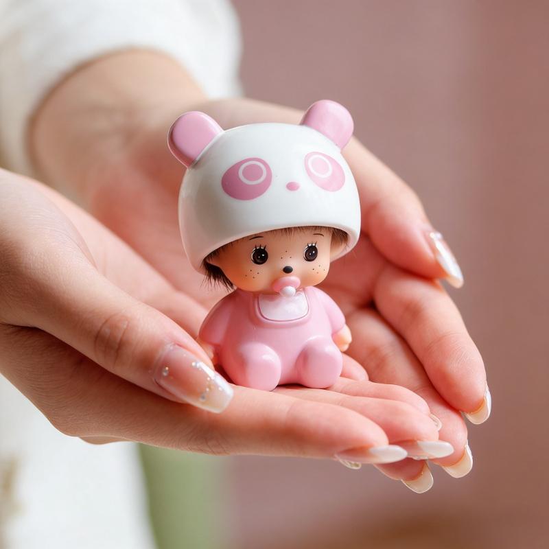 Cute Monkey Keychain, Adorable Monchi Key Ring for Bags, Perfect Day Gift, Fun Accessory for Kids