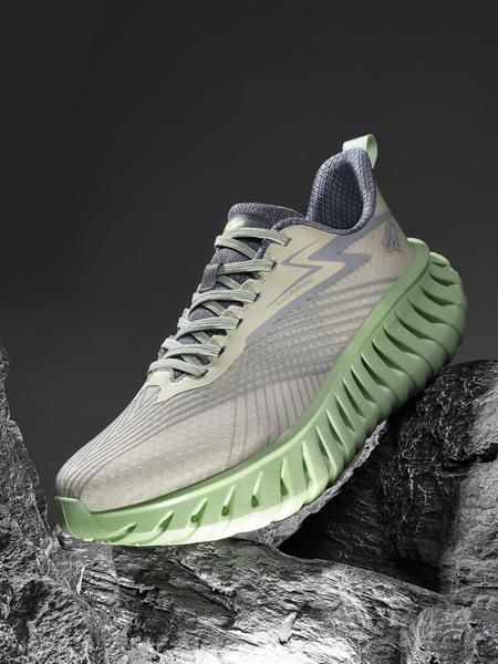 Men's Large Size Comfortable Outdoor Casual Shoes, Unique Design, Textile Lining, Rubber Sole, Fashion Element, Perfect for Sports Enthusiasts, Athletic Sneaker