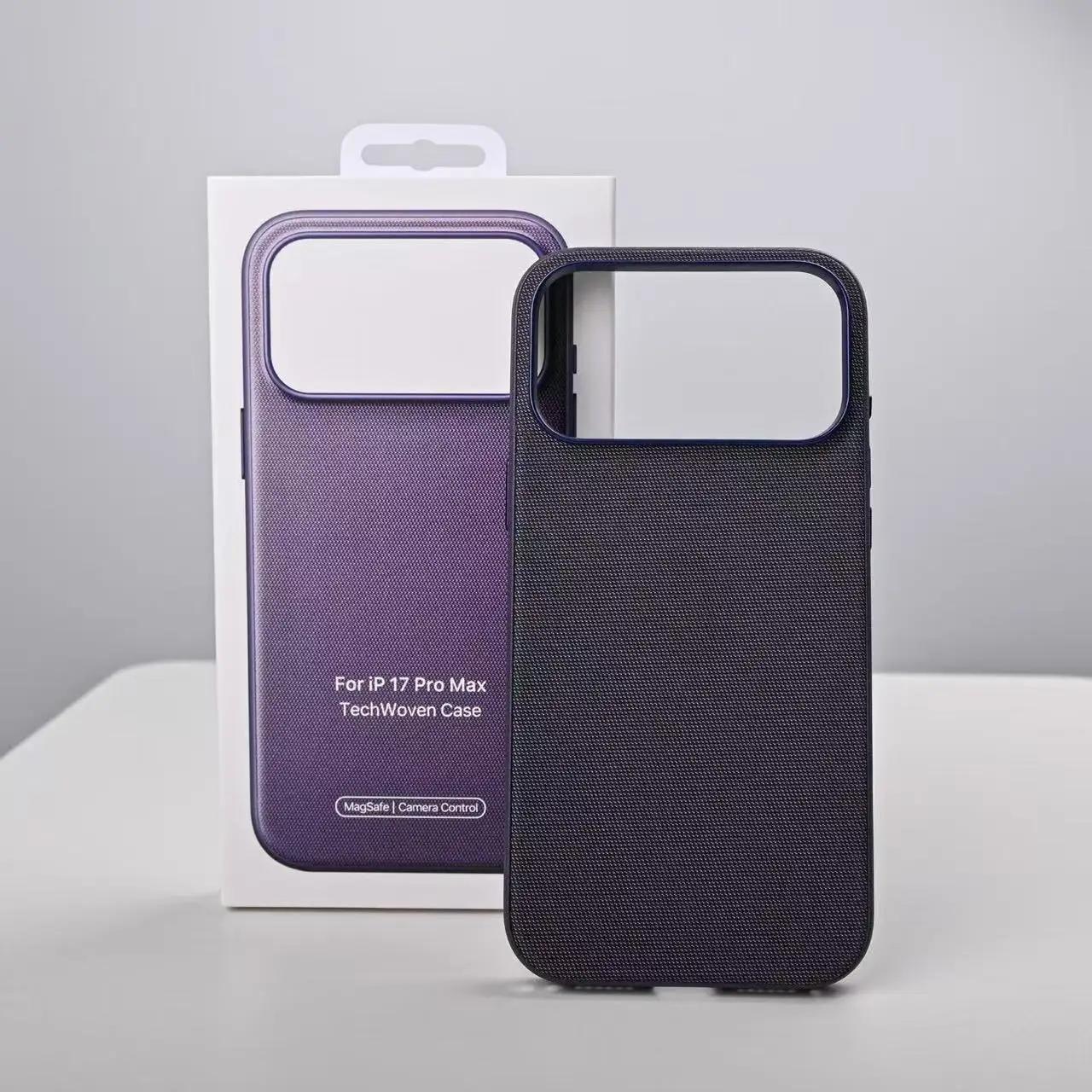 iPhone 17 Pro Max Techwoven Case, High-Quality Magsafe Wireless Charging Compatible, Protective Phone Cover for 17 Pro Max