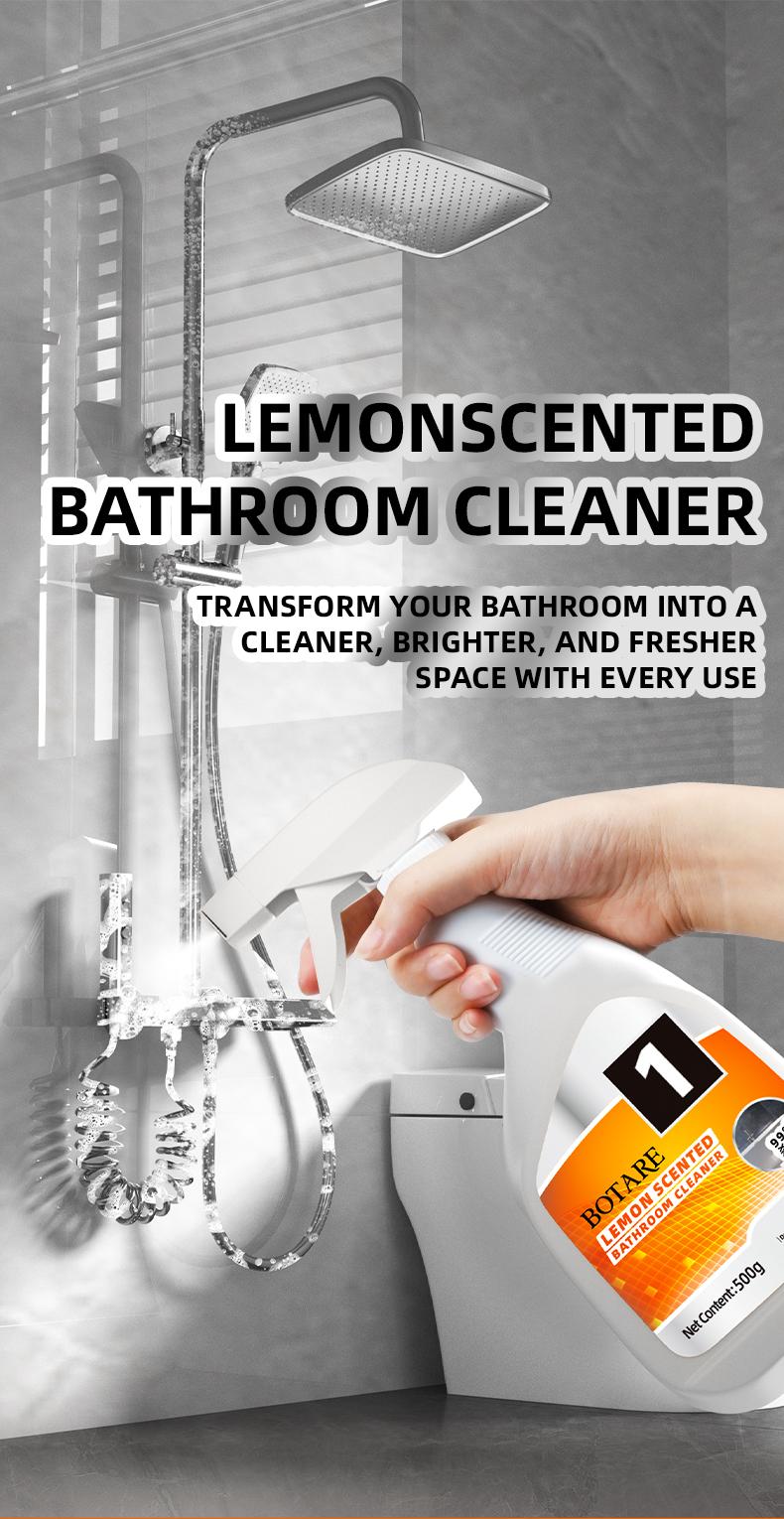 BOTARE Bathroom and Shower Cleaner Disinfectant Spray- Powerful Foaming Action for Tub, Tile & Shower, Removes Soap Scum & Hard Water Stains, Fresh Scent,  Household Cleaning